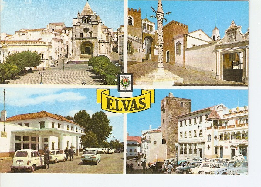 Postal 025582 : Praça D. Sancho II. Se - Pelourinho. Elvas (Portugal)