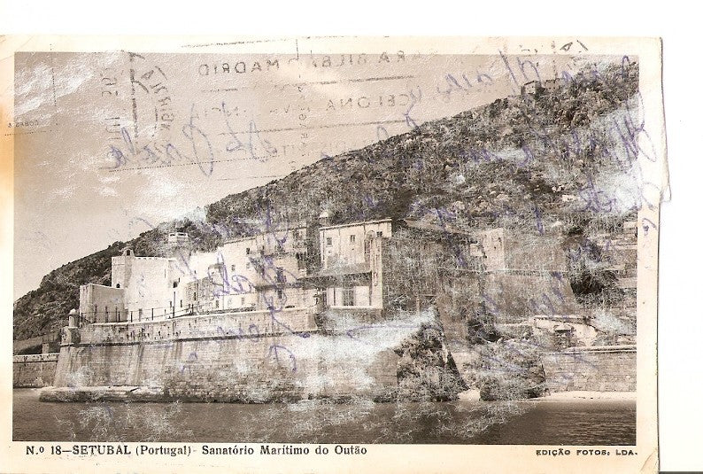 Postal 025586 : Sanatorio Maritimo do Outao Setubal (Portugal)