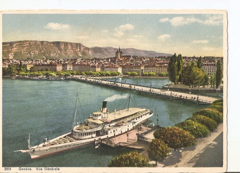 Postal 025589 : Geneve. Vue Generale