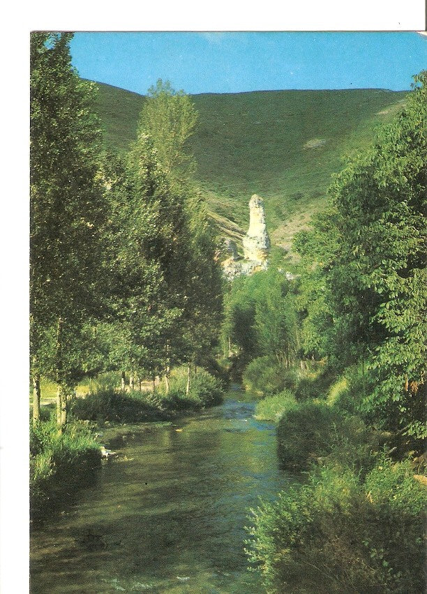 Postal 025595 : Rio Rudron y el Perenton. Covanera (Burgos)