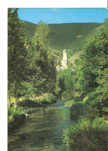 Postal 025595 : Rio Rudron y el Perenton. Covanera (Burgos)