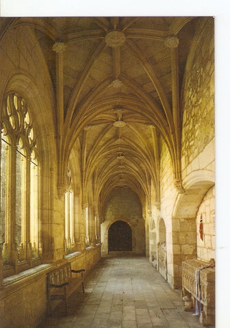 Postal 025599 : Claustro Colegiata S. XVI. Covarrubias (Burgos)