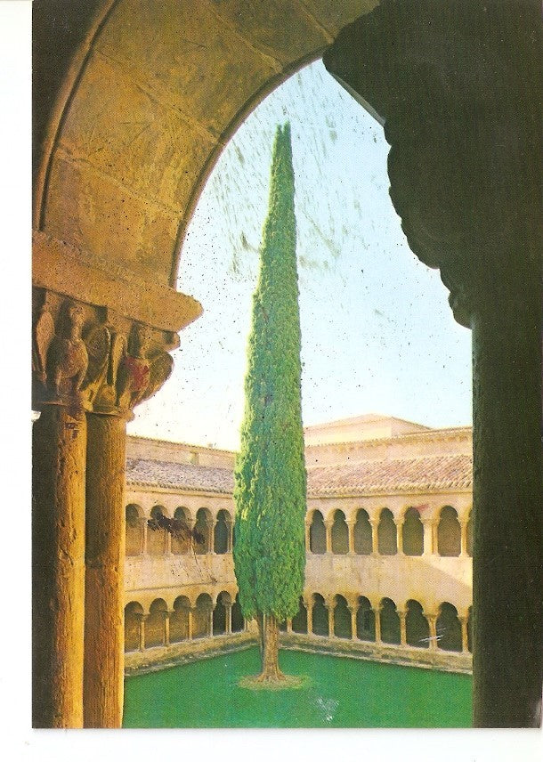 Postal 025601 : Vista del Claustro Romanico Siglo XVII Santo Domingo de Silos