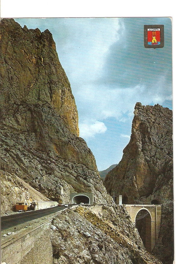 Postal 025609 : Tunel del Mascarat. Alicante