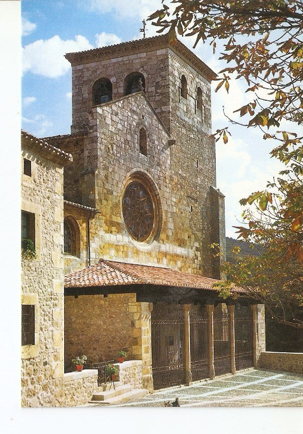 Postal 025610 : Fachada Colegiata s. XIV Covarrubias (Burgos)