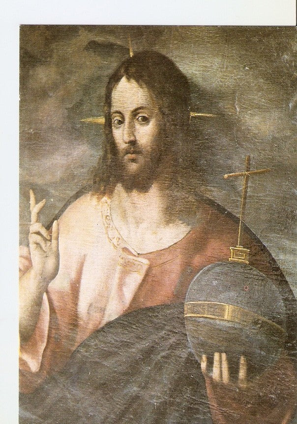 Postal 025614 : ¿ Cuadro de Juan de Juanes ? Monasterio de San Pedro Cardeña (Burgos)