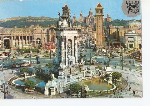 Postal 025651 : Plaza de España. Barcelona
