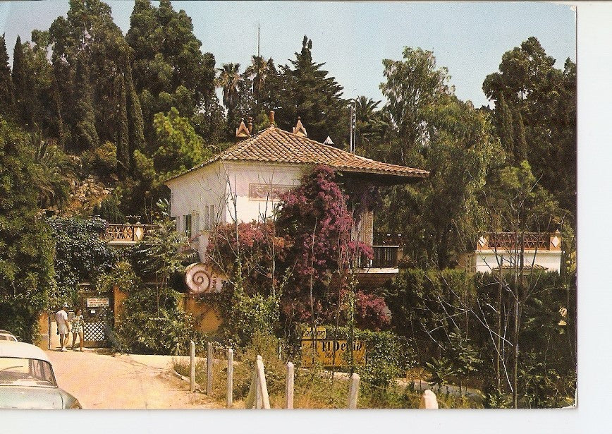Postal 025687 : Entrada al Jardin Botanico. Blanes (Costa Brava)