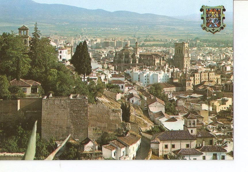 Postal 025690 : Vista parcial de la ciudad. Granada