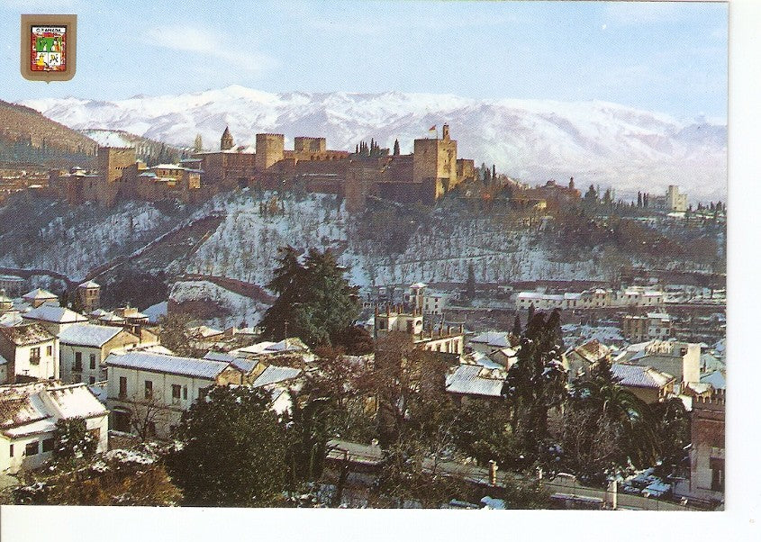 Postal 025691 : Sol y nieve. Granada