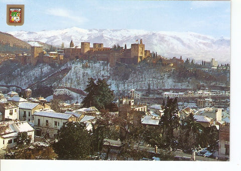 Postal 025691 : Sol y nieve. Granada