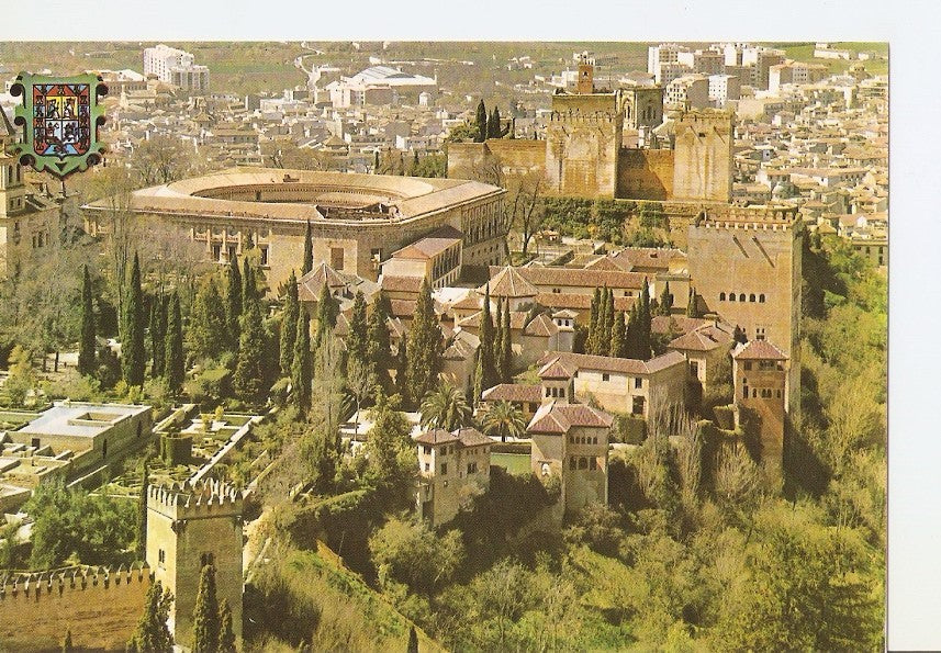 Postal 025692 : Vista general de la Alhambra. Granada
