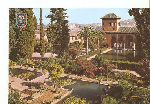 Postal 025698 : Torre de las Damas y Jardines del Partal. Alhambra. Granada