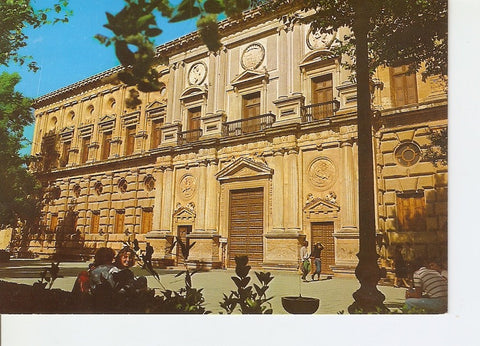 Postal 025699 : Fachada principal Palacio de Carlos V Alhambra (Granada)