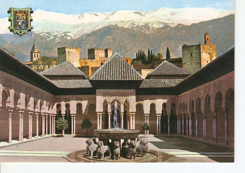 Postal 025707 : Patio de los Leones. Granada