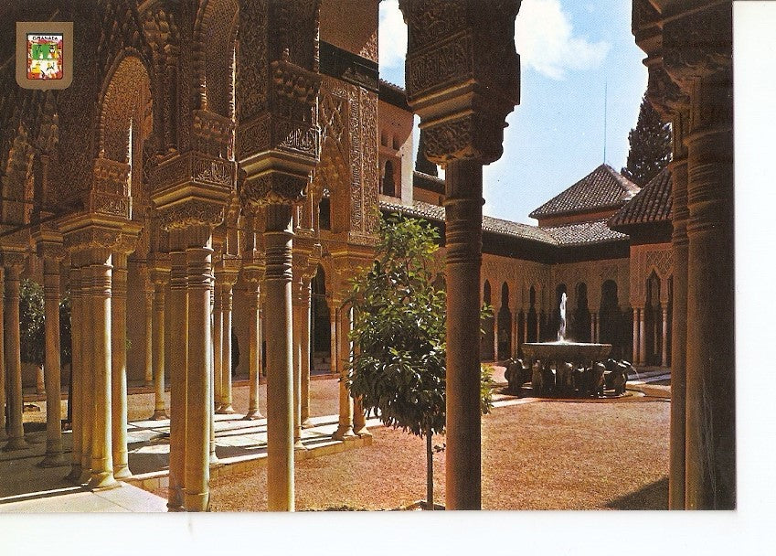 Postal 025709 : Patio de los Leones. Alhambra (Granada)