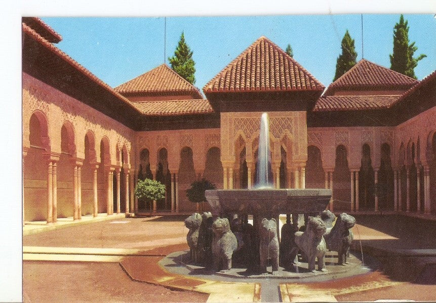 Postal 025712 : Patio de los Leones. Alhambra (Granada)