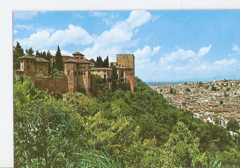 Postal 025721 : La Alhambra y Albaicin. Granada
