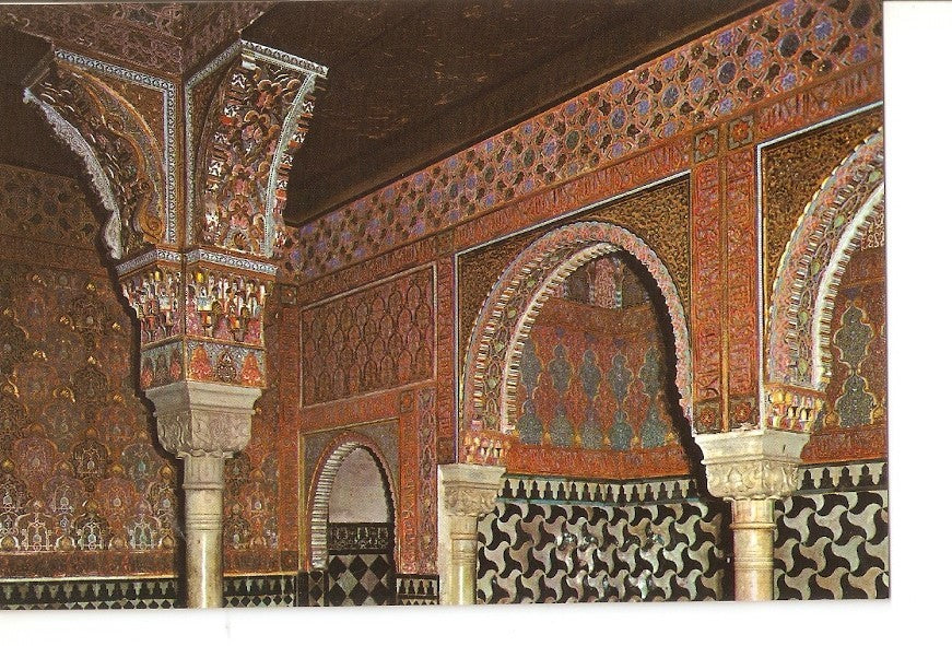 Postal 025724 : Sala del reposo de los Baños. Alhambra (Granada)