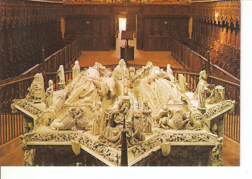 Postal 025776 : Sepulcro de los Reyes. Cartuja de Miraflores (Burgos)