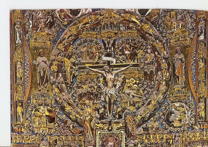 Postal 025778 : Retablo Mayor. Cartuja de Miraflores (Burgos)