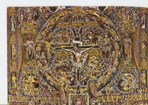 Postal 025778 : Retablo Mayor. Cartuja de Miraflores (Burgos)