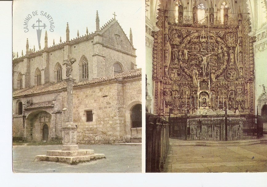 Postal 025783 : Camino de Santiago. Retablo y Cartuja. Burgos