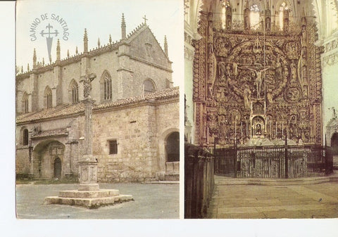 Postal 025783 : Camino de Santiago. Retablo y Cartuja. Burgos