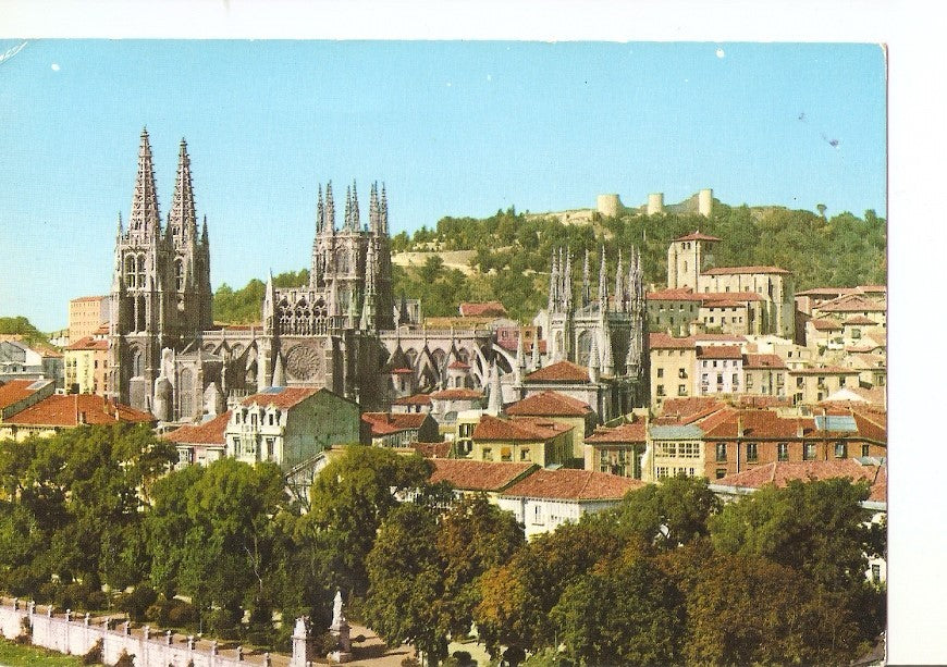 Postal 025795 : Vista general de la Catedral. Burgos
