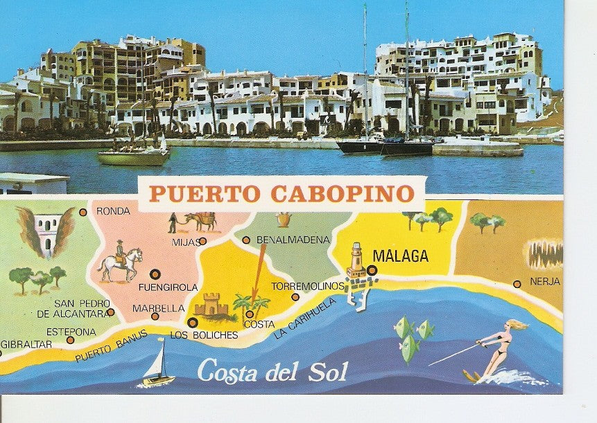 Postal 025812 : Puerto Cabopino. Marbella