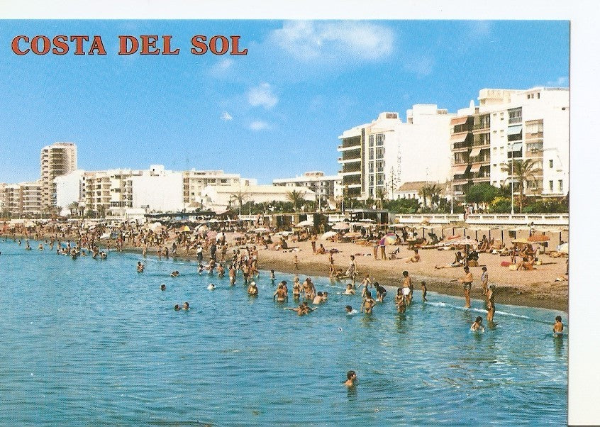 Postal 025834 : Vista de la playa. Estepona (Malaga). Costa Del Sol