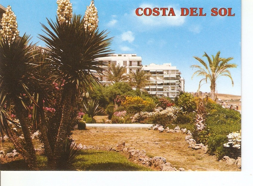 Postal 025836 : Jardines del Paseo Maritimo. Estepona (Malaga). Costa del Sol