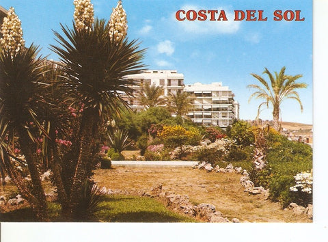 Postal 025836 : Jardines del Paseo Maritimo. Estepona (Malaga). Costa del Sol