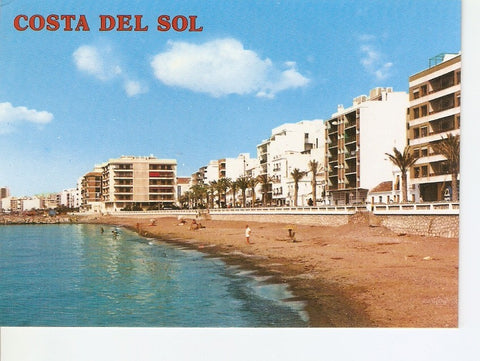 Postal 025854 : Vista de la playa. Estepona (Malaga). Costa Del Sol