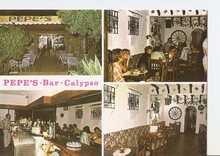 Postal 025855 : Pepes Bar Calypso. Marbella. Urbanizacion Calypso