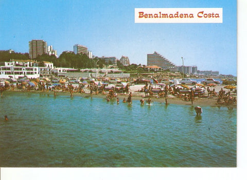 Postal 025866 : Vista parcial de la playa. Benalmadera - Costa (Malaga)