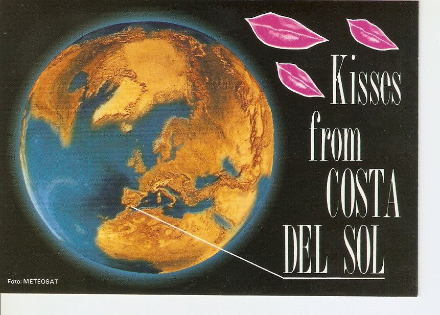 Postal 025869 : Besos desde la Costa del Sol