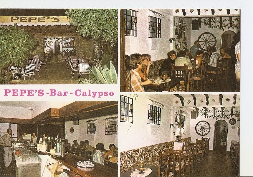 Postal 025870 : Pepes Bar Calypso. Marbella. Urbanizacion Calypso