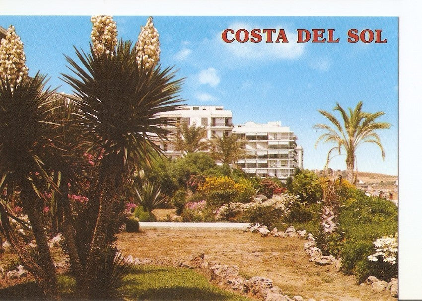 Postal 025885 : Jardines del Paseo Maritimo. Estepona (Malaga). Costa del Sol