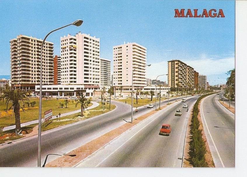 Postal 025886 : Prolongacion de la Alameda. Malaga