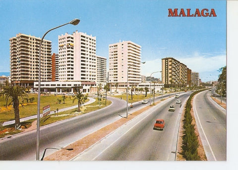 Postal 025886 : Prolongacion de la Alameda. Malaga