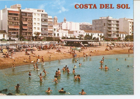 Postal 025892 : Vista de la playa. Estepona (Malaga). Costa Del Sol