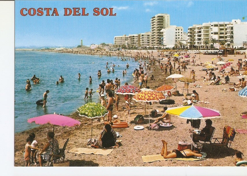 Postal 025920 : Vista de la playa. Estepona (Malaga). Costa Del Sol