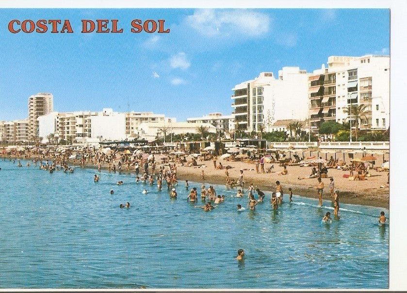 Postal 025938 : Vista de la playa. Estepona (Malaga). Costa Del Sol
