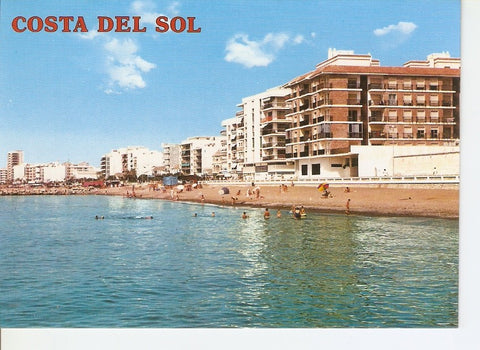 Postal 025940 : Playa y Paseo Maritimo. Estepona (Malaga). Costa del Sol