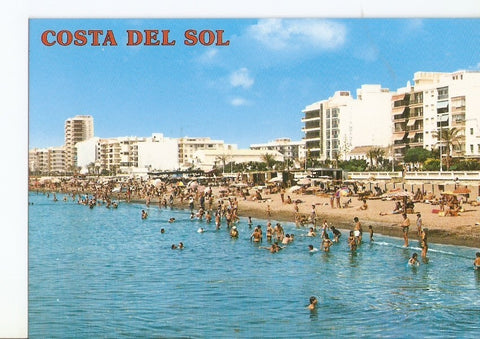 Postal 025951 : Vista de la playa. Estepona (Malaga). Costa Del Sol