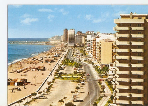 Postal 025954 : Paseo Maritimo y playas Fuengirola (Malaga). Costa del Sol