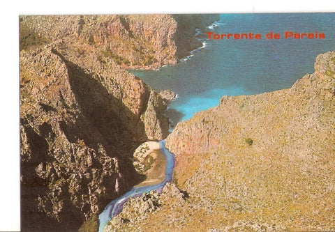 Postal 025963 : Torrente de Pareis. Mallorca