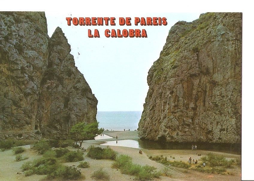 Postal 025965 : La Calobra. Torrente de Pareis (Mallorca)