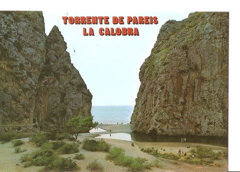 Postal 025965 : La Calobra. Torrente de Pareis (Mallorca)